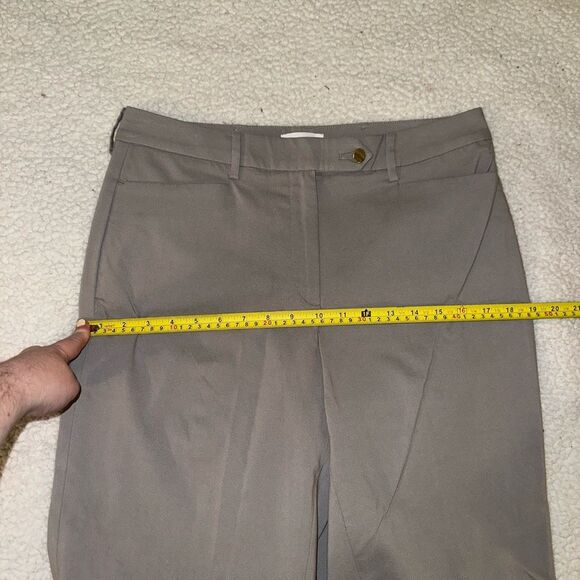 Calvin Klein Size 8 Dress Pants Bootcut Light Gray Color High Rise NWOT - Picture 5 of 10